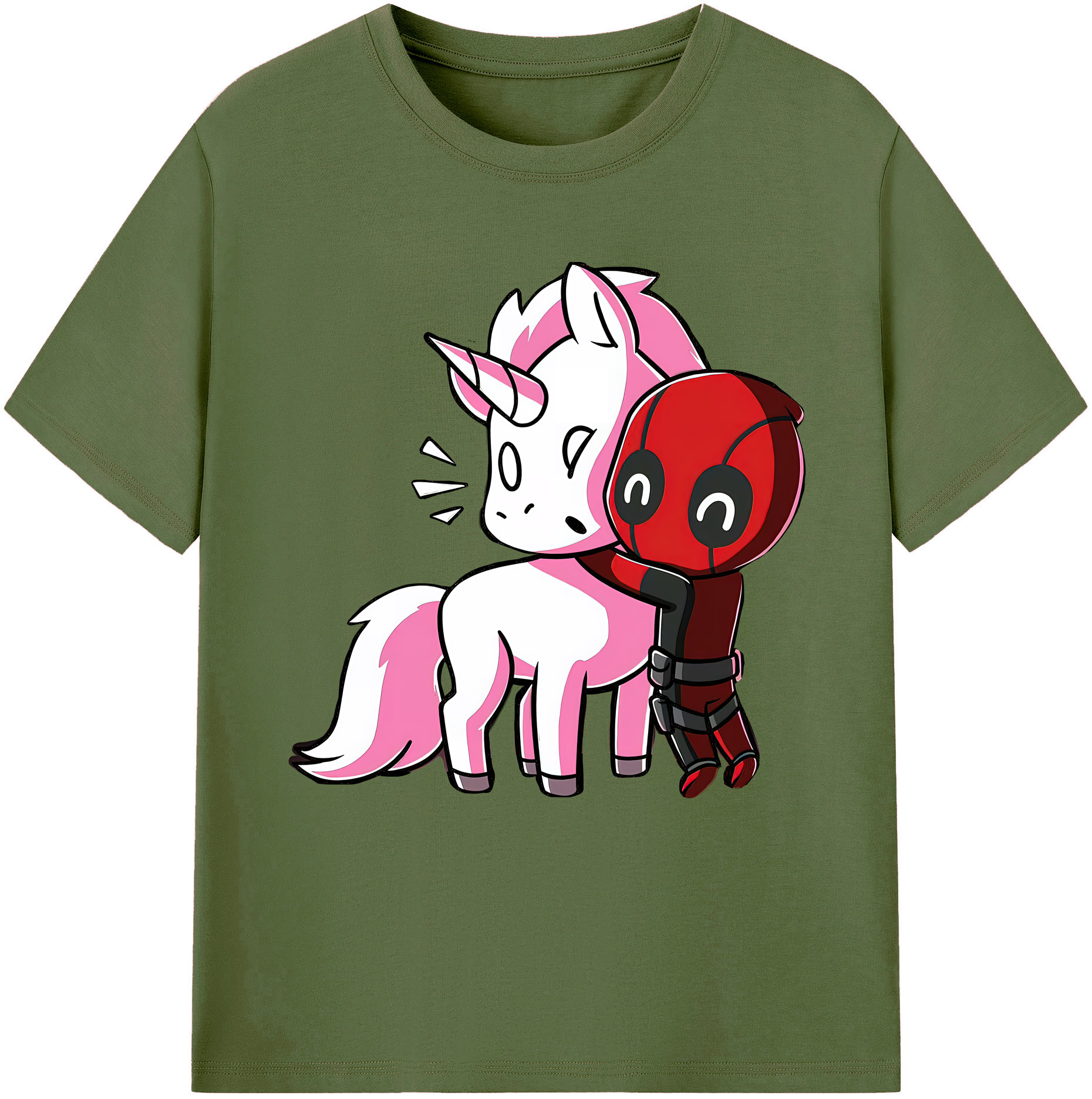 （画像用） Deadpool デッドプール 綿100％半袖Tシャツ（フロントプリント）